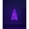 Queens Of Christmas 5 ft. LED Tree, Purple & Orange LED-TR3D05-LPO